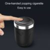 Portable Car Auto Ashtray Blue LED