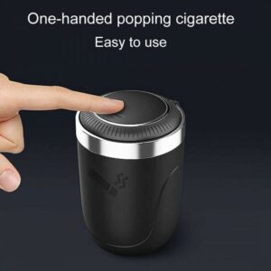 Portable Car Auto Ashtray Blue LED