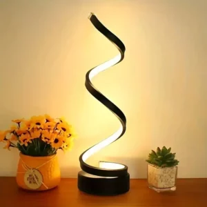 Spiral LED Light with 3 Adjustable Colors