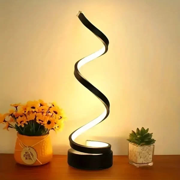 Spiral LED Light with 3 Adjustable Colors