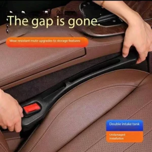 Alternative view of 2 PC Universal Car Seat Gap Filler Leak Proof Seat Gap Storage Organizer Interior Decoration