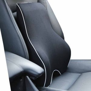Back Support Memory form Cushion Black