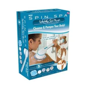 Alternative view of Spinning Spa Brush 5 In 1 Cleanse And Pamper Your Body