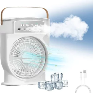 Alternative view of 3 In 1 Portable Air Cooling Fan (Rechargeable)