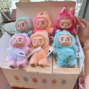 Alternative view of Labubu Monster Anime Character Plush Keychain – 1 PC