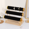 3 Layer Wooden Bracelet and Watch Display Stand