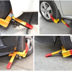 Alternative view of Anti-Theft Wheel Lock – Heavy-Duty Adjustable Tire Clamp
