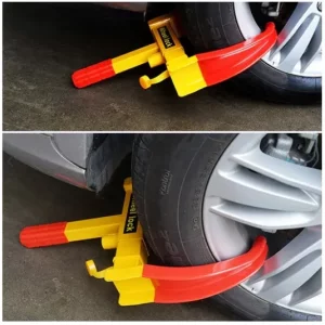 Anti-Theft Wheel Lock – Heavy-Duty Adjustable Tire Clamp