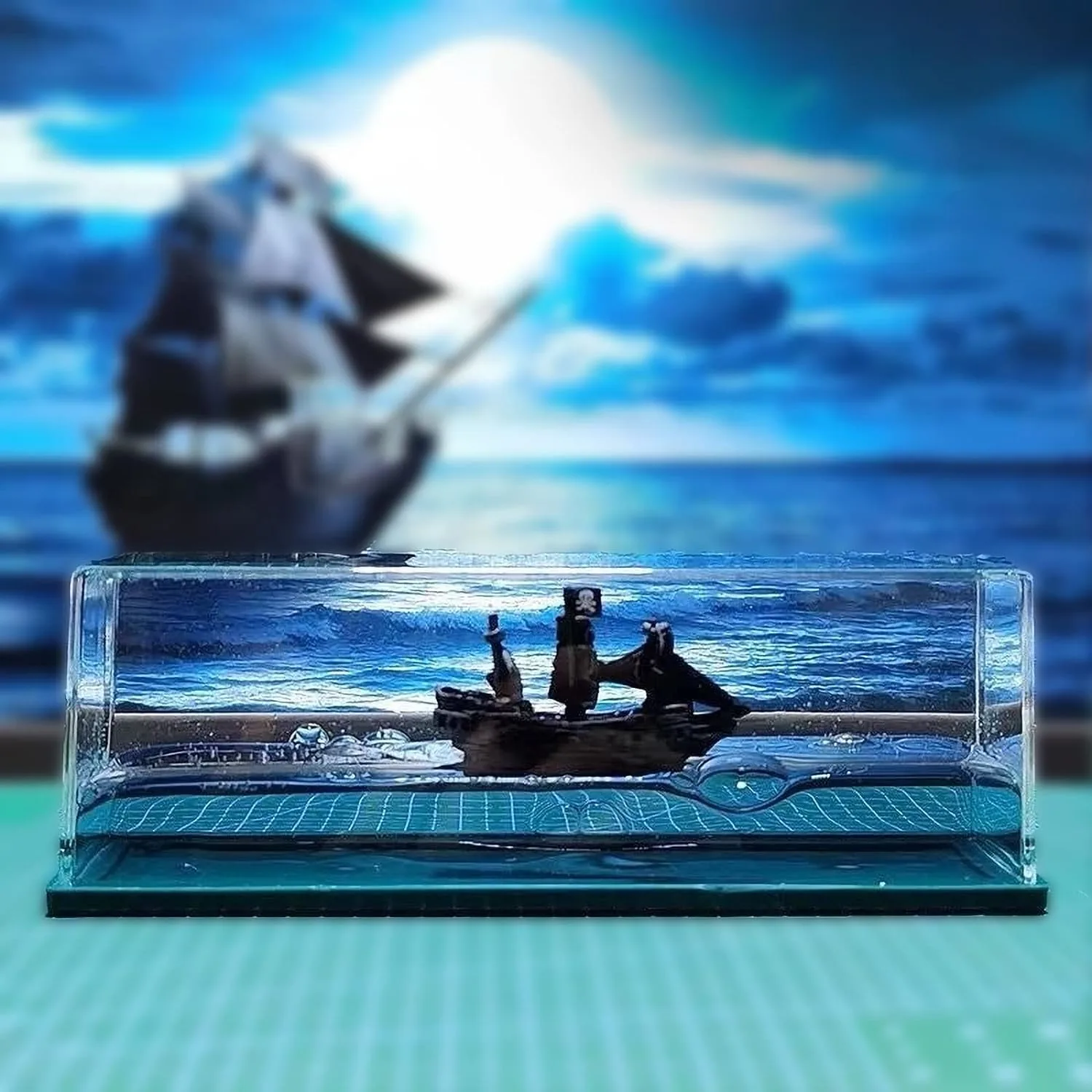 Car Dashboard Unsinkable Miniature Liquid Bottle Decor - Image 6