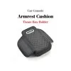 Car Center Console Armrest Cushion with Tissue Box Holder Black