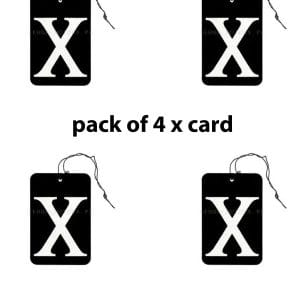 Car Hanging X Perfume Card Air Freshener