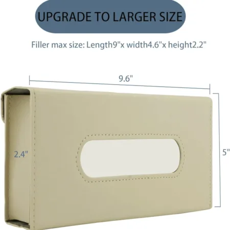 Car Sun Visor Large Tissue Box Holder - Image 9