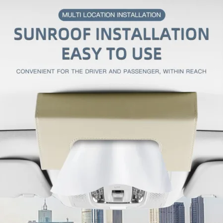 Car Sun Visor Large Tissue Box Holder - Image 11