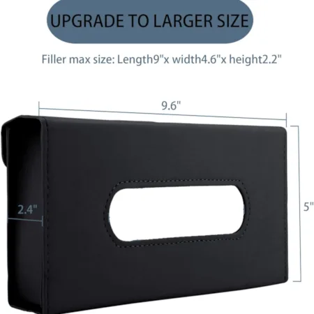 Car Sun Visor Large Tissue Box Holder - Image 2