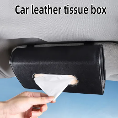 Car Sun Visor Large Tissue Box Holder - Image 4