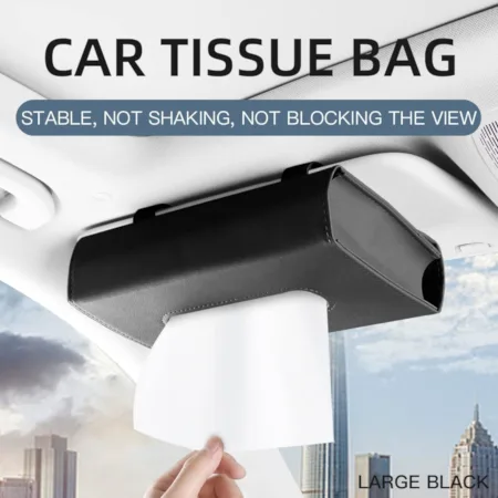 Car Sun Visor Large Tissue Box Holder - Image 5