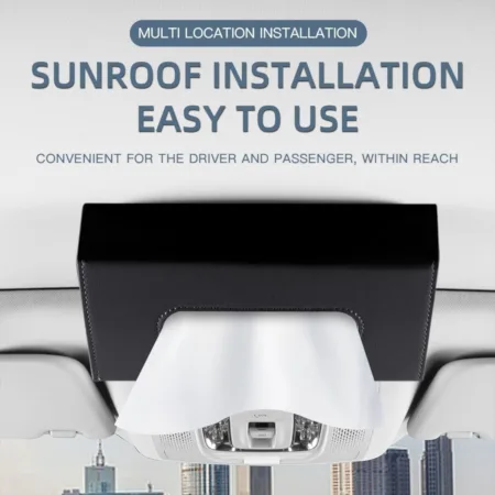 Car Sun Visor Large Tissue Box Holder - Image 6