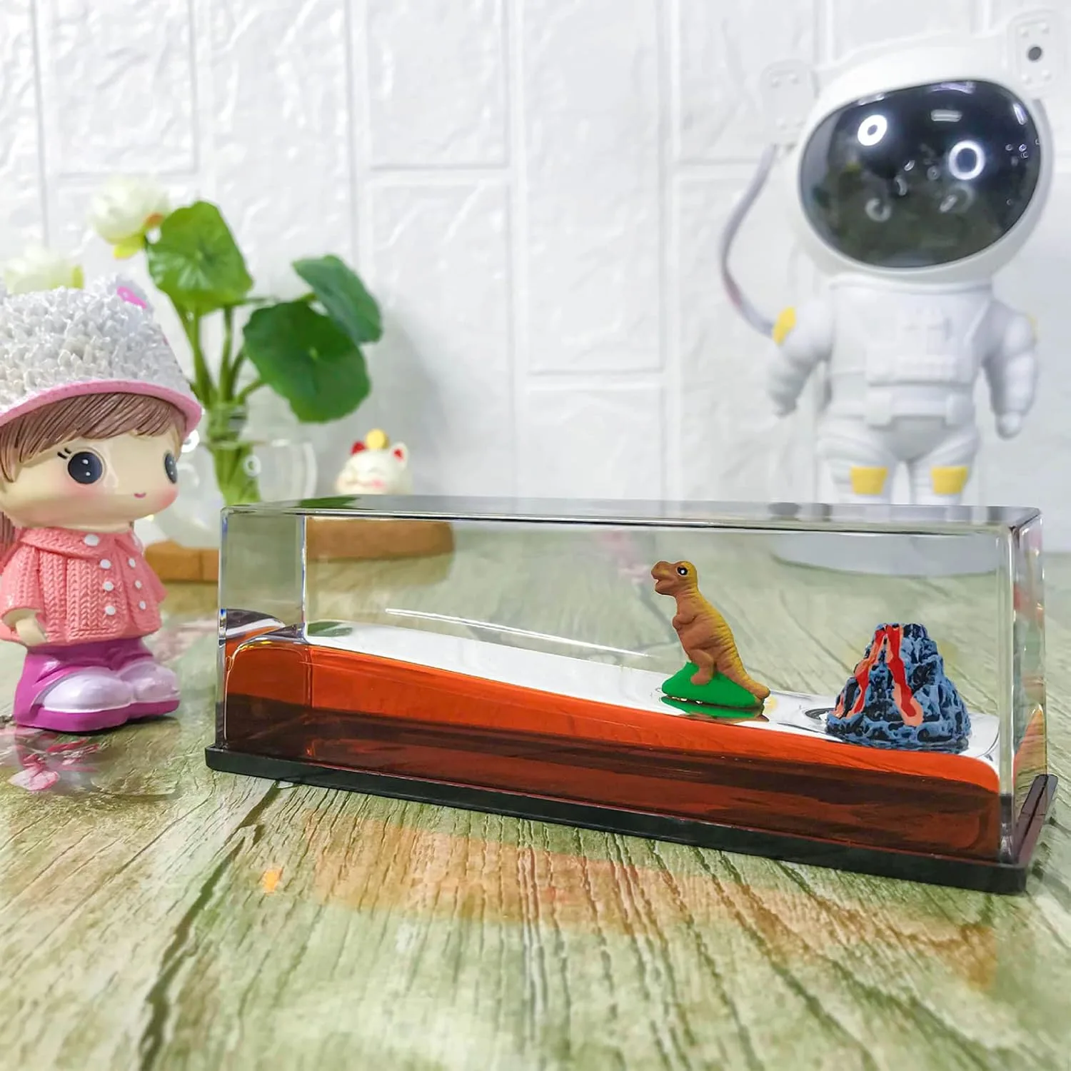 Car Dashboard Unsinkable Miniature Liquid Bottle Decor - Image 5