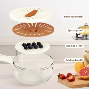 Alternative view of Fruit Washing Bowl with Strainer