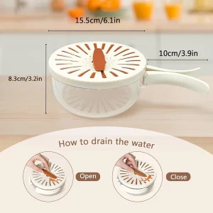 Fruit Washing Bowl with Strainer