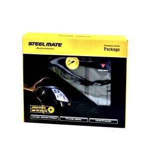 Alternative view of STEELMATE Car Power Bank Jump Starter 12000 mAh – Portable Air Compressor 90PSI -Rescue Package