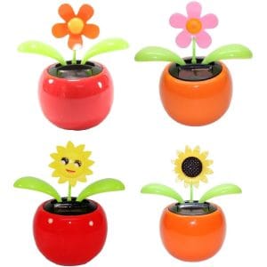 Alternative view of Solar Dancing Flower Flip Flap for Car/Home Decoration