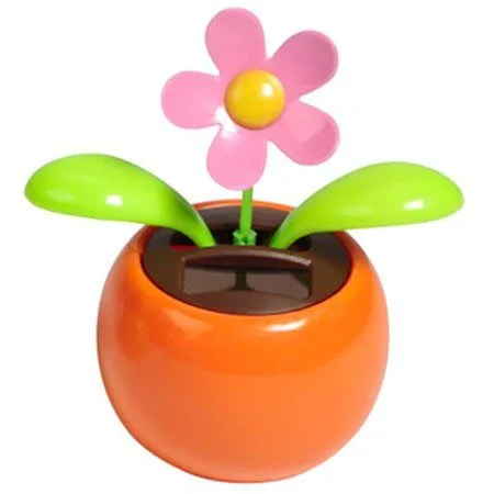 Solar Dancing Flower Flip Flap for Car/Home Decoration - Image 3