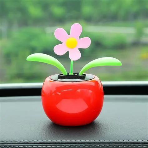 Solar Dancing Flower Flip Flap for Car