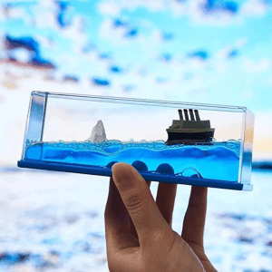 Unsinkable Miniature Liquid Bottle Decor