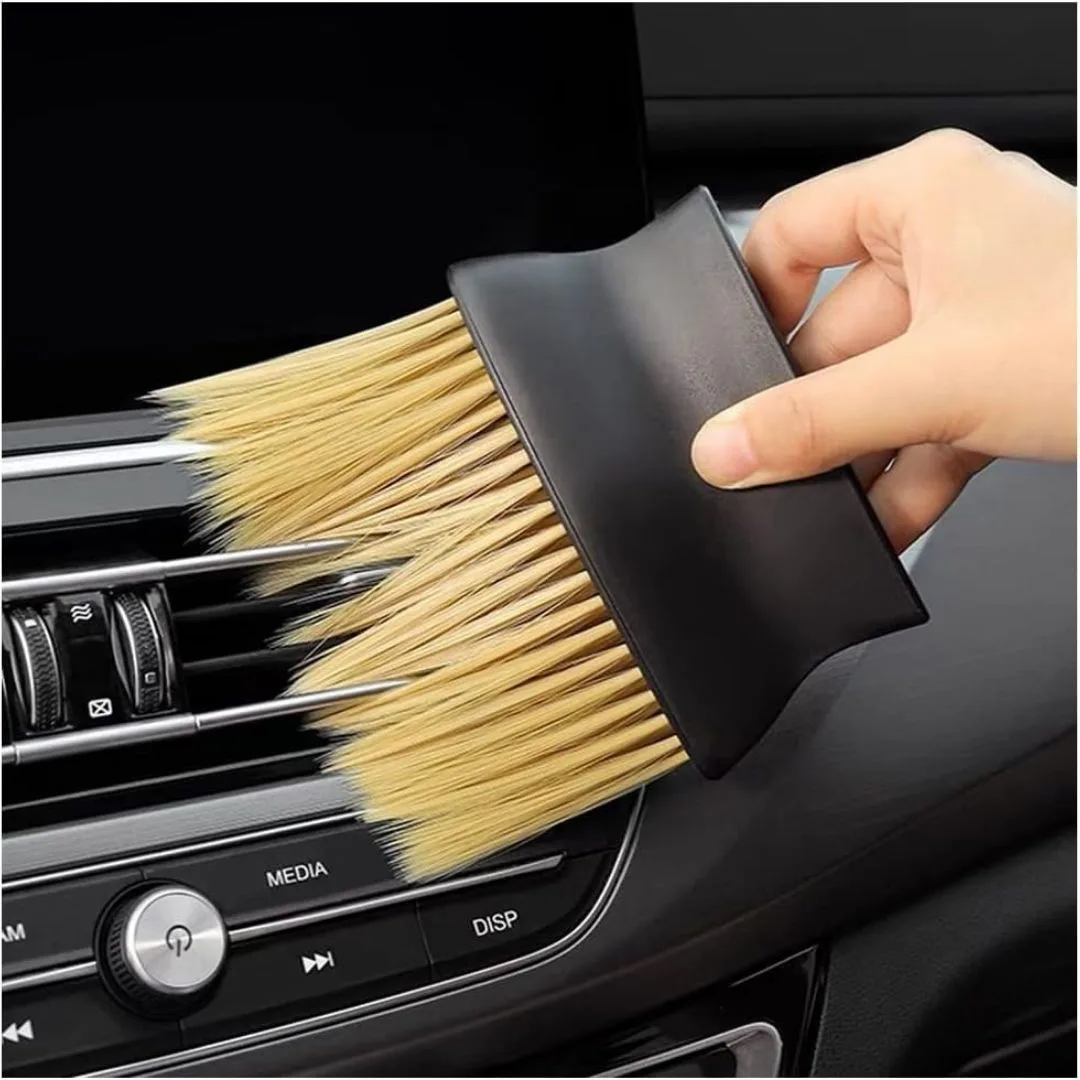 Wet & Dry Bristles Car Interior Dust Cleaning Brush - Image 4