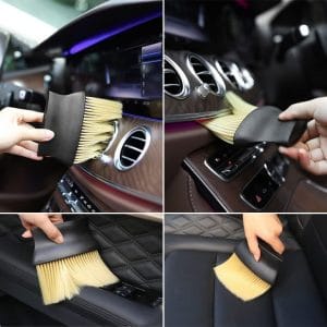 Wet & Dry Bristles Car Interior Dust Cleaning Brush
