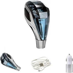 Alternative view of 1 Pc Universal Crystal Shape Gear Knob Car LED Handball Crystal Touch Activated