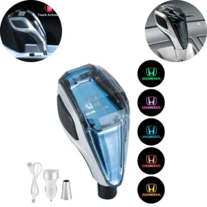 1 Pc Universal Crystal Shape Gear Knob Car LED Handball Crystal Touch Activated