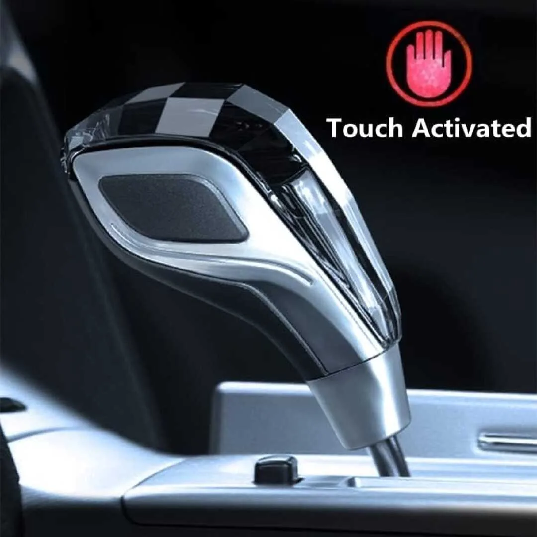 1 Pc Universal Crystal Shape Gear Knob Car LED Handball Crystal Touch Activated - Image 11