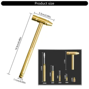 Alternative view of Multifunctional 5 in 1 Hammer Screwdriver Set