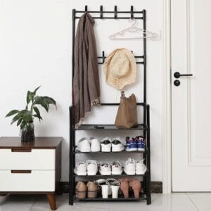Alternative view of Multifunctional Coat & Shoes Rack