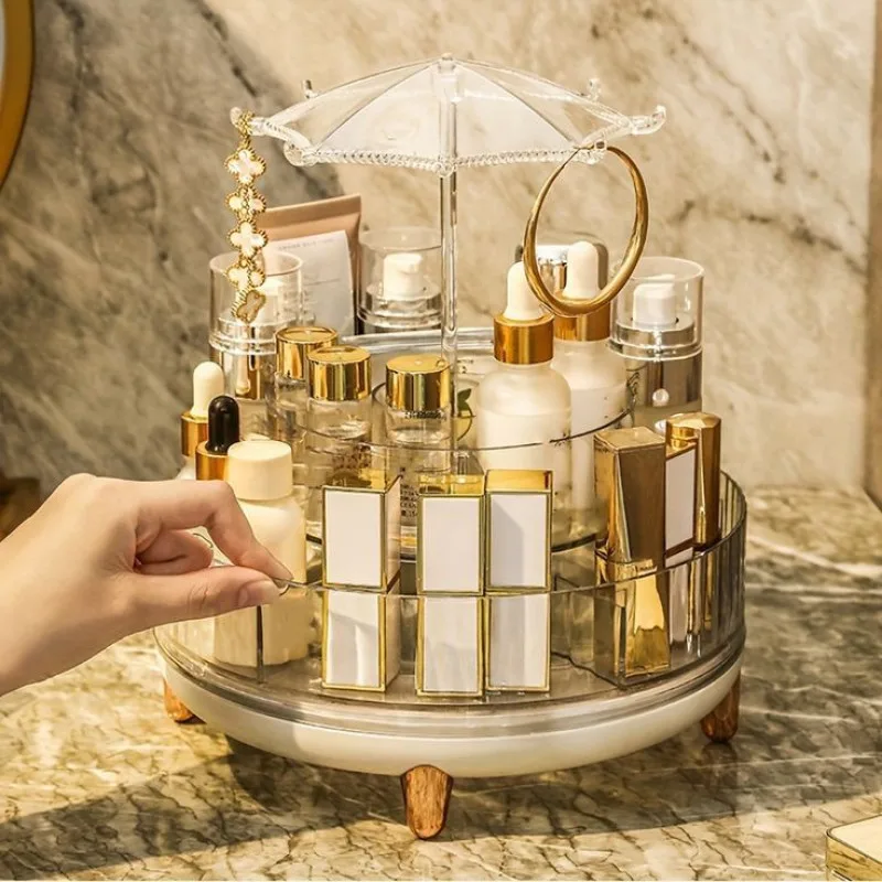 360 Rotating Desktop Make Up Holder Display Stand - Image 3