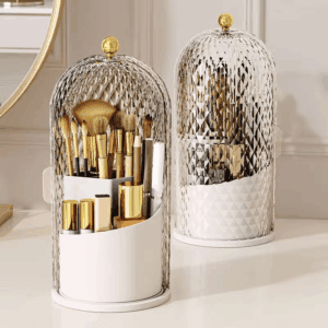 360 Rotating Makeup Brush Holder Organizer