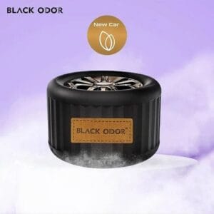 Black Odor Lucky Wheel Gel Perfume Car Dashboard Air Freshener Decorative Aromatherapy