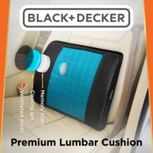Alternative view of Best Quality Cooling Gel Lumbar Support Cushion / Back Rest Lumbar Support Seat Cushion with Memory Foam & Cooling Gel