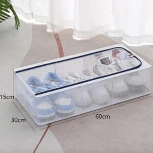 Alternative view of (Pack of 2 )Foldable Transparent Storage Box for Shoes, Toys, Clothes, Books