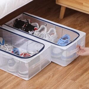 Foldable Transparent Storage Box for Shoes