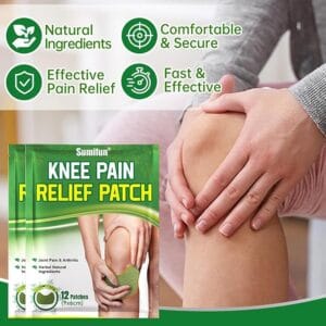 Alternative view of Knee Pain Relief Patch, Warming Herbal Plaster Pain Patches