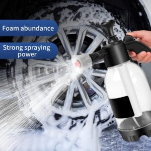 Alternative view of 2L Snow Foam Pump Sprayer with Extra Nozzle – Hand Pressure Car Wash & Garden Watering Bottle