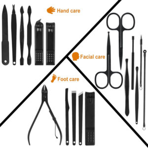 Alternative view of 18-Piece Travel Manicure Kit – Complete Nail Grooming Set