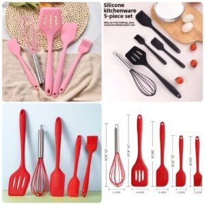5Pcs Silicone Baking Props