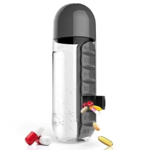Alternative view of 800ML Premium Pill Bottle – Hydration & Pill Storage in One