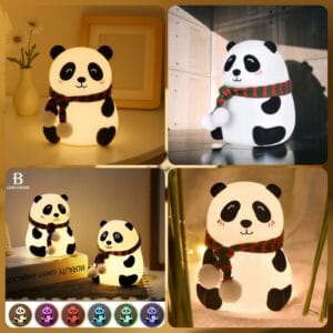 Big Panda Lamp – 3-Mode Rechargeable Night Light