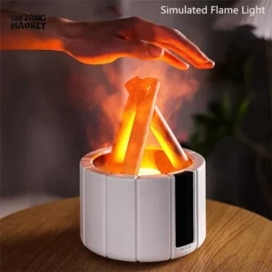 Alternative view of Bonfire Humidifier Aroma Diffuser with Remote — 3-in-1 Warm Glow & Humidity