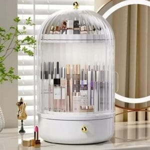 360° Large Capacity Round Cosmetic Organizer